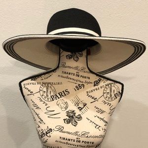San Diego Hat Co Classic Black&White Sun Brim Hat